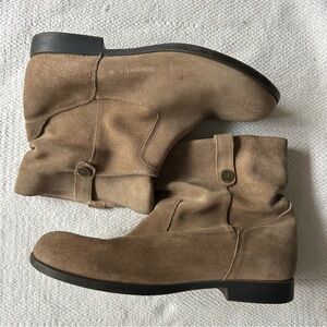 Birkenstock Tan Suede Boots